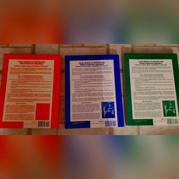 Books preschool curriculum year round activities 3 books in set ..age 2, 3, 4 - Picture 2 of 13